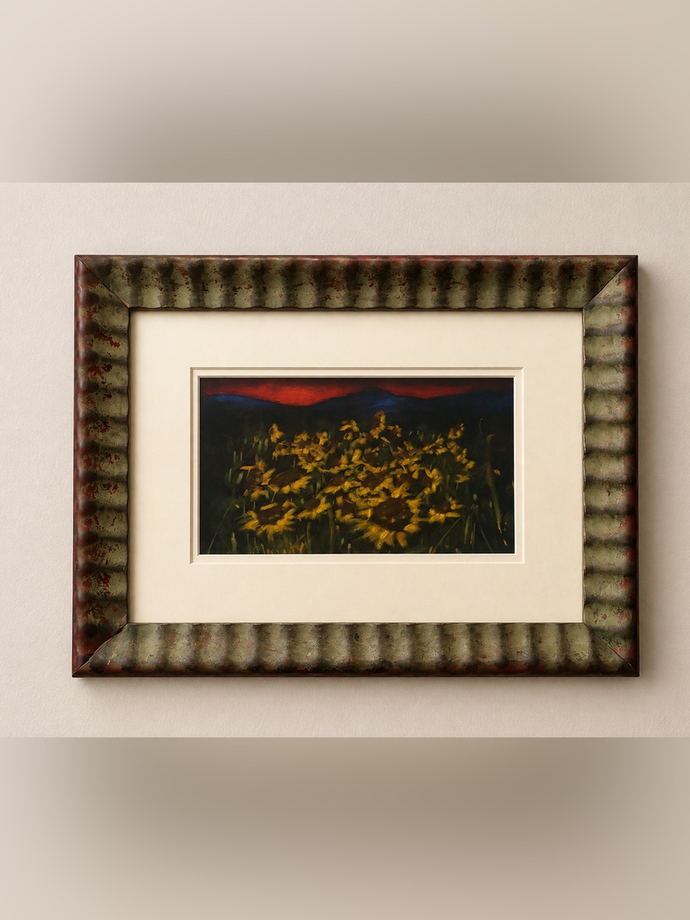 Signed & Dated Katie Moriarty Floral Landscape